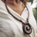 Unlock the "Spiral of Power" with our unique amulet from the House of Ayaho in Bali, crafted from elite sono wood. Symbolizing creativity and life's dynamism, this hand-carved piece serves as a powerful talisman to motivate and protect. Ideal for those valuing artisan beauty and spiritual depth