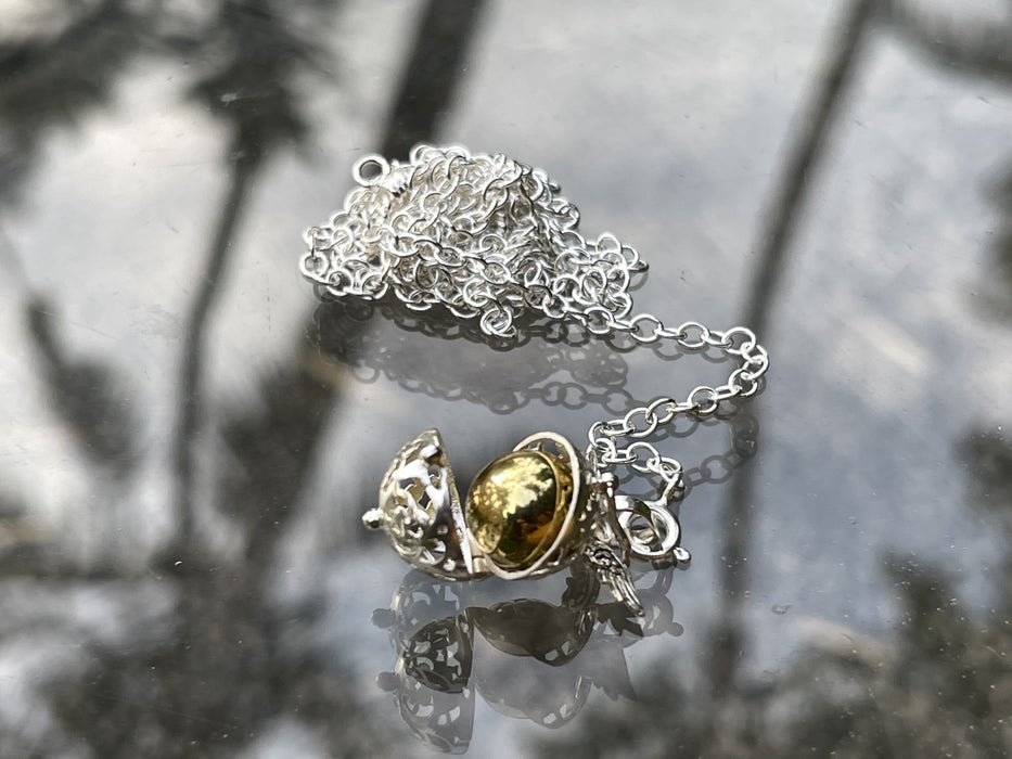 "Angel's Flight" Silver Pendant-Jingle