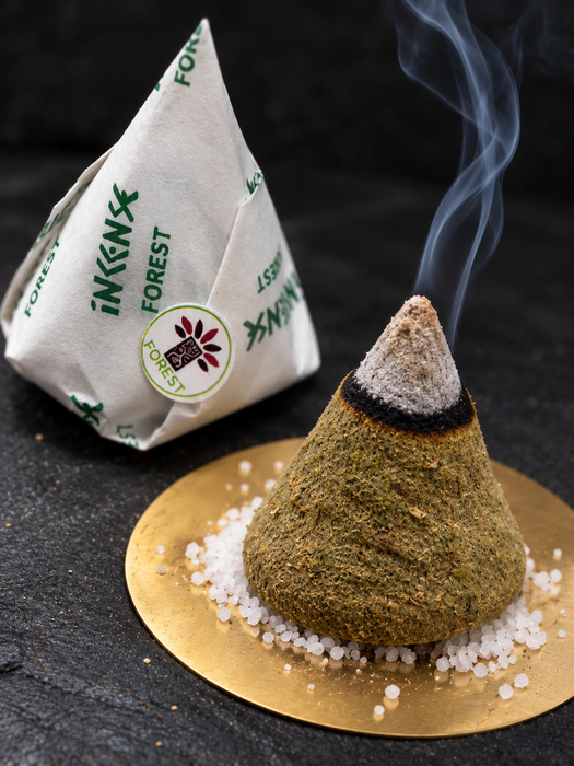 Natural Incense Cones Gift Set | Agarwood Oud, Sandalwood, Palo Santo & Forest Cedar