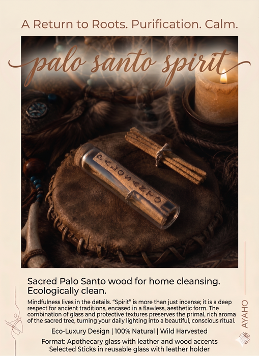 Palo Santo  Spirit -Incense Sticks - Natural Yoga Aroma for Meditation