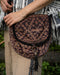 Ergonomic shamanic bag with multiple compartments to safely organize your ceremonial items