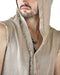 This grey hoodie jacket is a perfect blend of bohemian charm and shamanic essence, designed for those who appreciate the freedom of movement and the allure of tribal aesthetics.