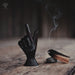 Hand-Shaped Kuripe Pipe 3D made from high-quality rosewood, showcasing exquisite craftsmanship and natural beauty.