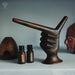 Stunning craftsmanship of the Hand-Shaped Tepi 3D made from rosewood, showcasing its intricate design.