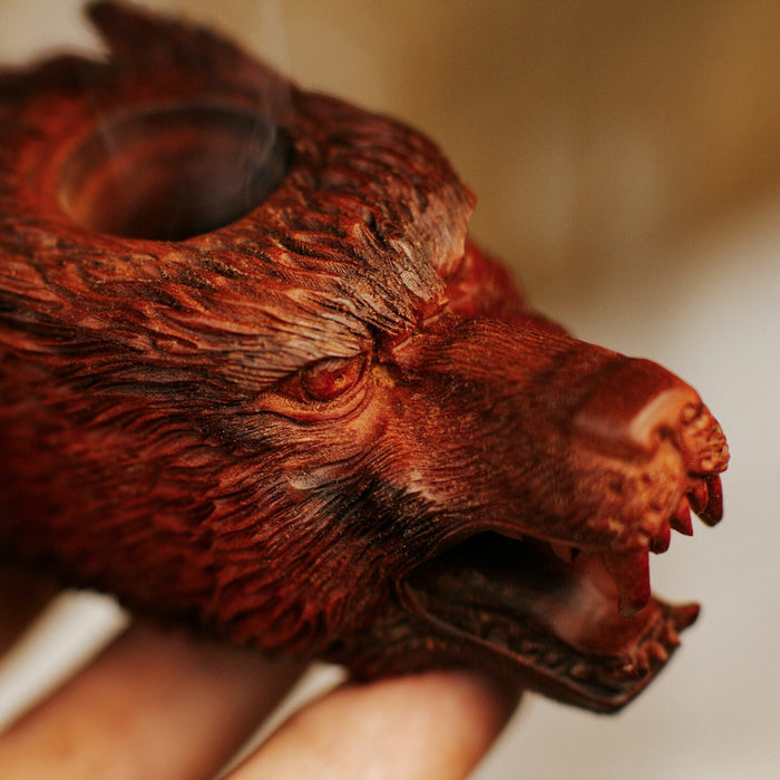 Ceremonial smoking pipe «Wolf»