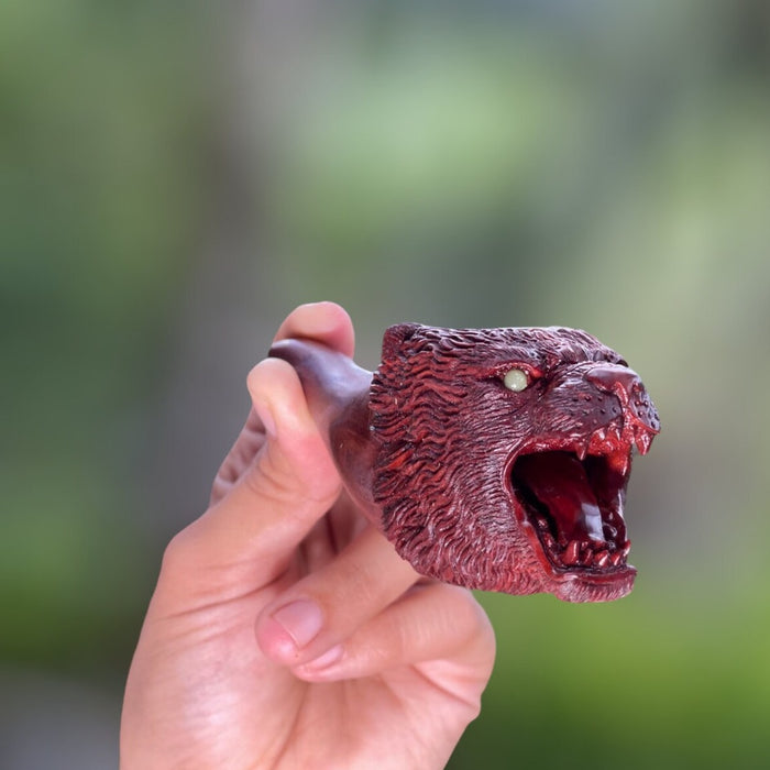 Ceremonial smoking pipe «Wolf»