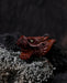 Handcrafted wood smoking pipe featuring a detailed dragon, a true masterpiece for any smoker.