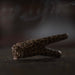 Handmade kuripe smoking pipe featuring a jaguar design, intended for use with Hape