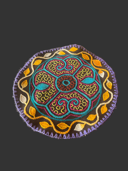 Hand-Embroidered Shipibo Altar Mat