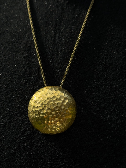 Shamanic Mirror Hammer Gold Plated