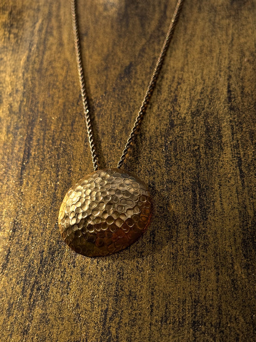 Shamanic Mirror Hammer Gold Plated