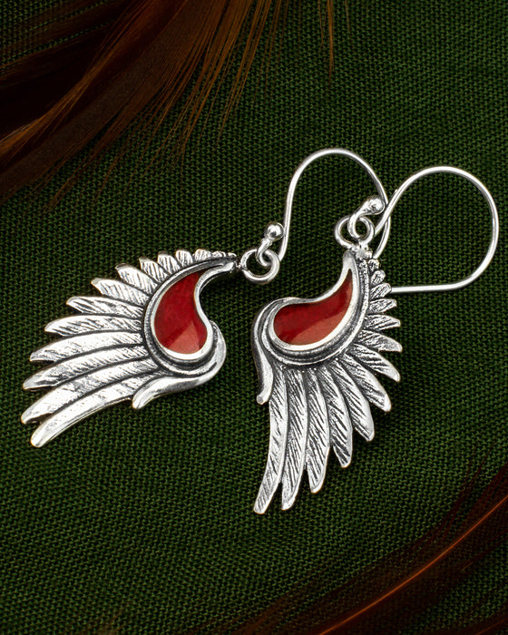Earrings "Wings of Wisdom"