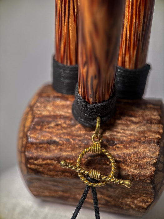 Shamanic kuripe "Double shot" №3