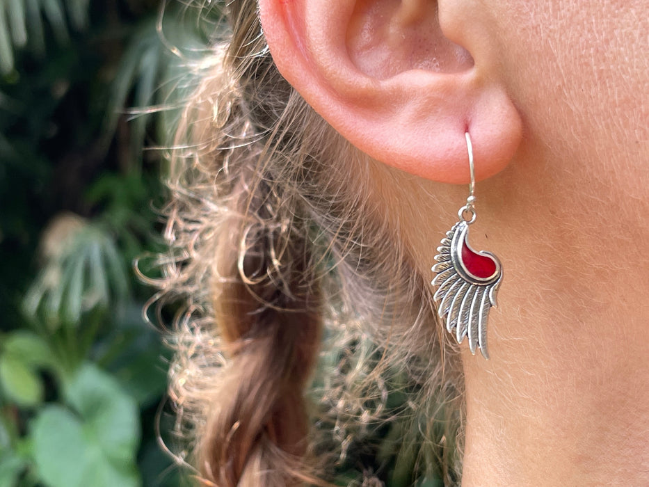 Earrings "Wings of Wisdom"
