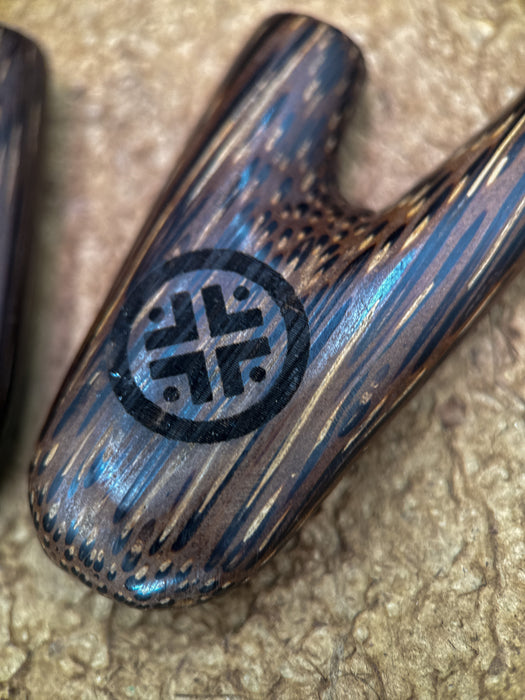 Palmwood Kuripe – Handmade Rapé Self-Applicator