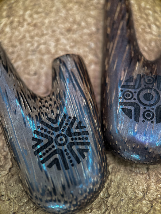 Palmwood Kuripe – Handmade Rapé Self-Applicator