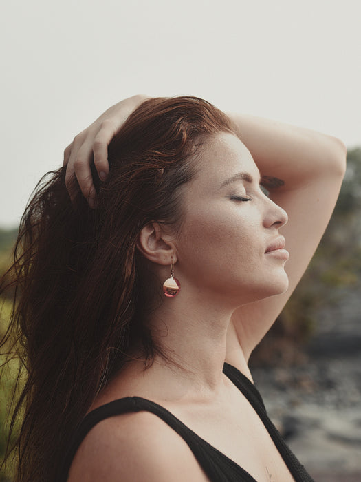 Cooper Earrings "Shaman Mirror"