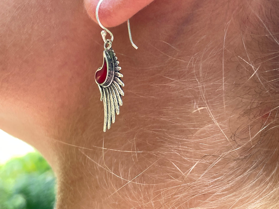Earrings "Wings of Wisdom"