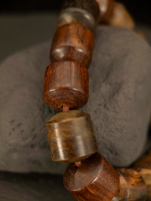 Prayer Bracelet with Natural Beads