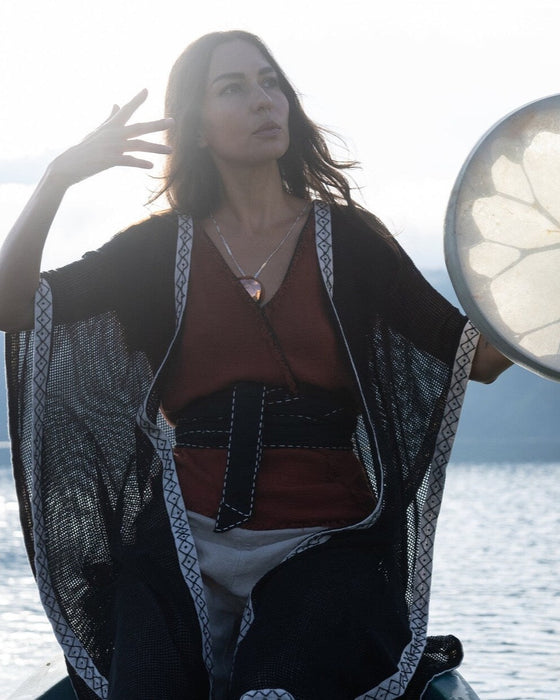 Unisex Boho Cotton Poncho