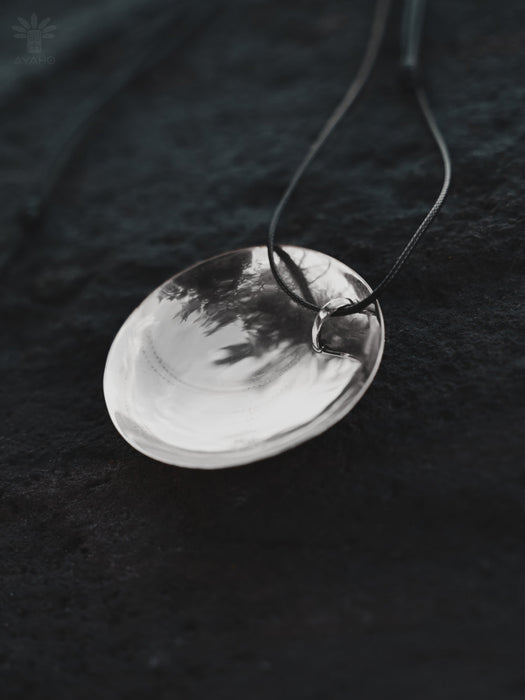 925 Silver Pendant "Shamanic Mirror"