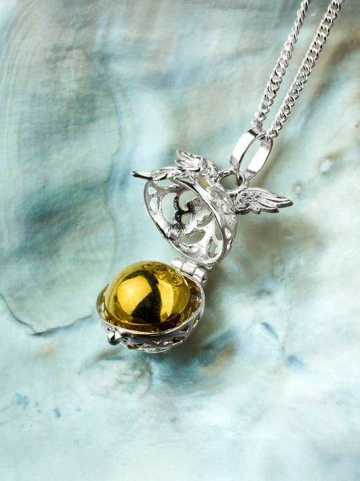 "Angel's Flight" Silver Pendant-Jingle