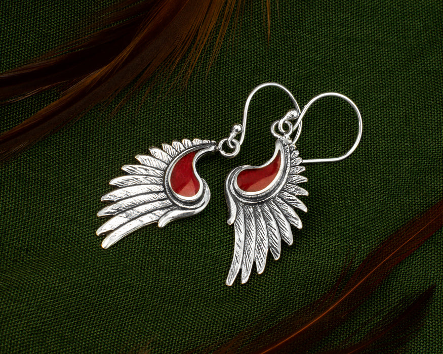 Earrings "Wings of Wisdom"