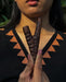 Channel ancient traditions with this Rosewood Kuripe, a shamanic tool and necklace applicator for personal Rapéh use, a unique gift of herbal wisdom.