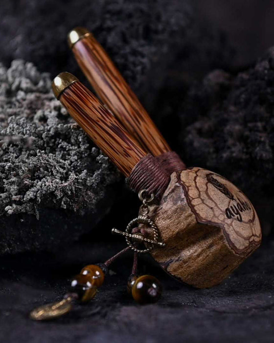 Ayahuasca Vine ceremonial wooden accessory
