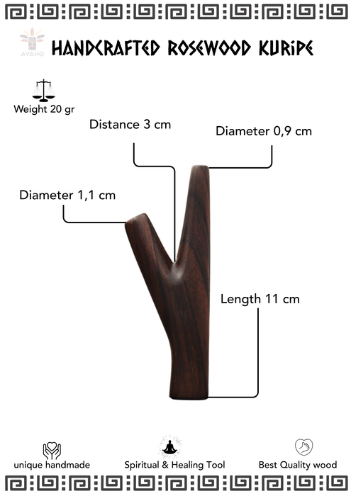 Kuripe Rosewood without tips