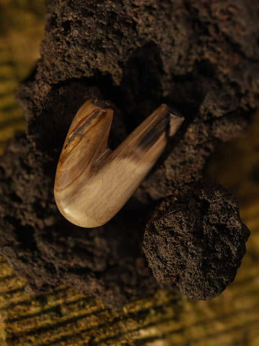 Petrified Wood Kuripe Pipe
