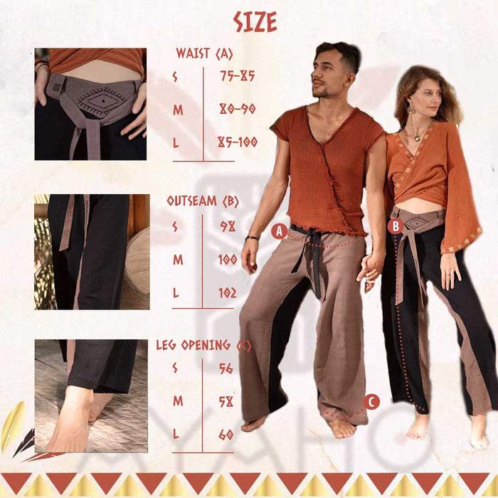 Eco-Friendly Unisex Boho Cotton Pants