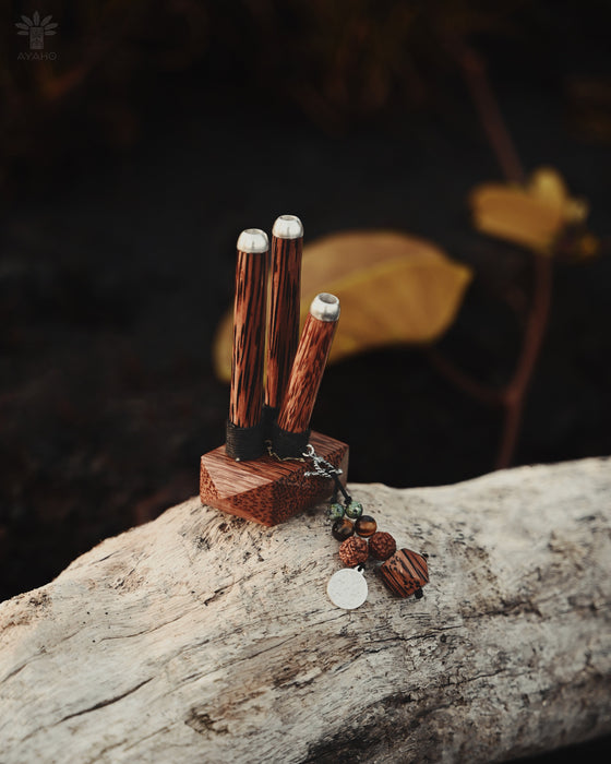 Dual Self-Applicator Pipe in rosewood