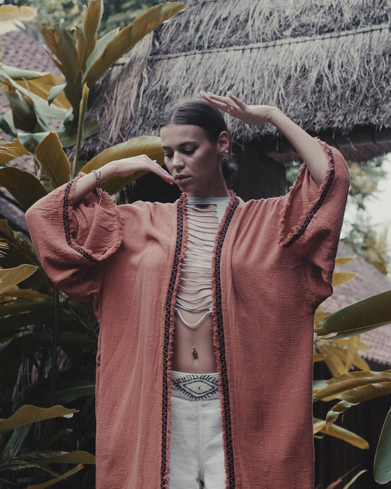 Unisex Boho Cotton Kimono