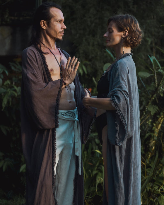 Unisex Boho Cotton Kimono