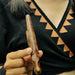 Handcrafted Rosewood Kuripe Pipe with Horse Totem – Shamanic Tool for Sacred Rituals 