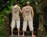 LINEN PANTS FOR YOGA from the UNISEX BOHO CLOTHING SET offer lightness and comfort during practice
