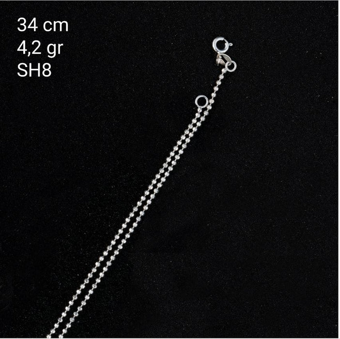 Silver Chain - Persian Jewelry - Good Luck Amulet - Shamanic Tools - Talisman Amulet - Magic Item - Shaman Necklace