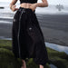 Light and airy Alladine pants with white rayon print