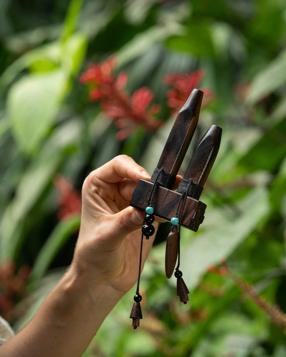 Transformer Tepi Kuripe from Rose Wood, perfect for hape applications, deepening your connection to herbal medicine.