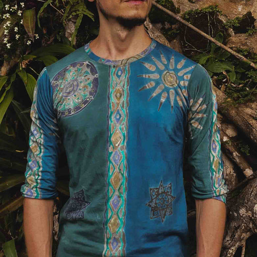 Inspired by the rich tapestry of tribal and gothic boho aesthetics, this shirt is your perfect companion for festivals, rave scenes, or simply elevating your daily wardrobe with a touch of handmade uniqueness.