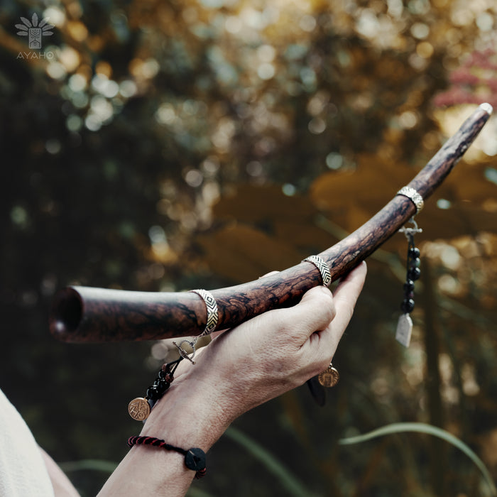 Mango Wood Tepi, with Silver Cups, enhances your ritual experience, providing a deeper connection to your spiritual path.

