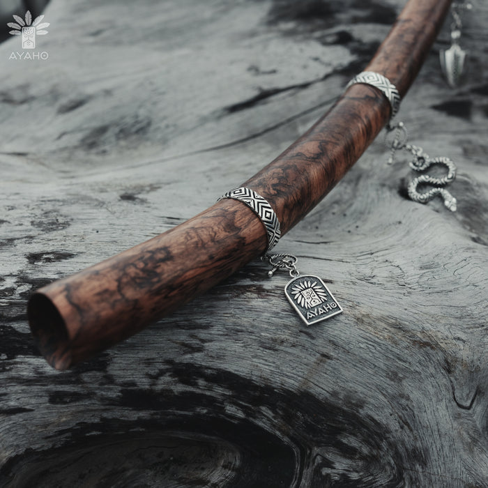 Featuring a unique design, the Mango Wood Tepi, with Silver Cups, adds elegance to your spiritual toolkit.