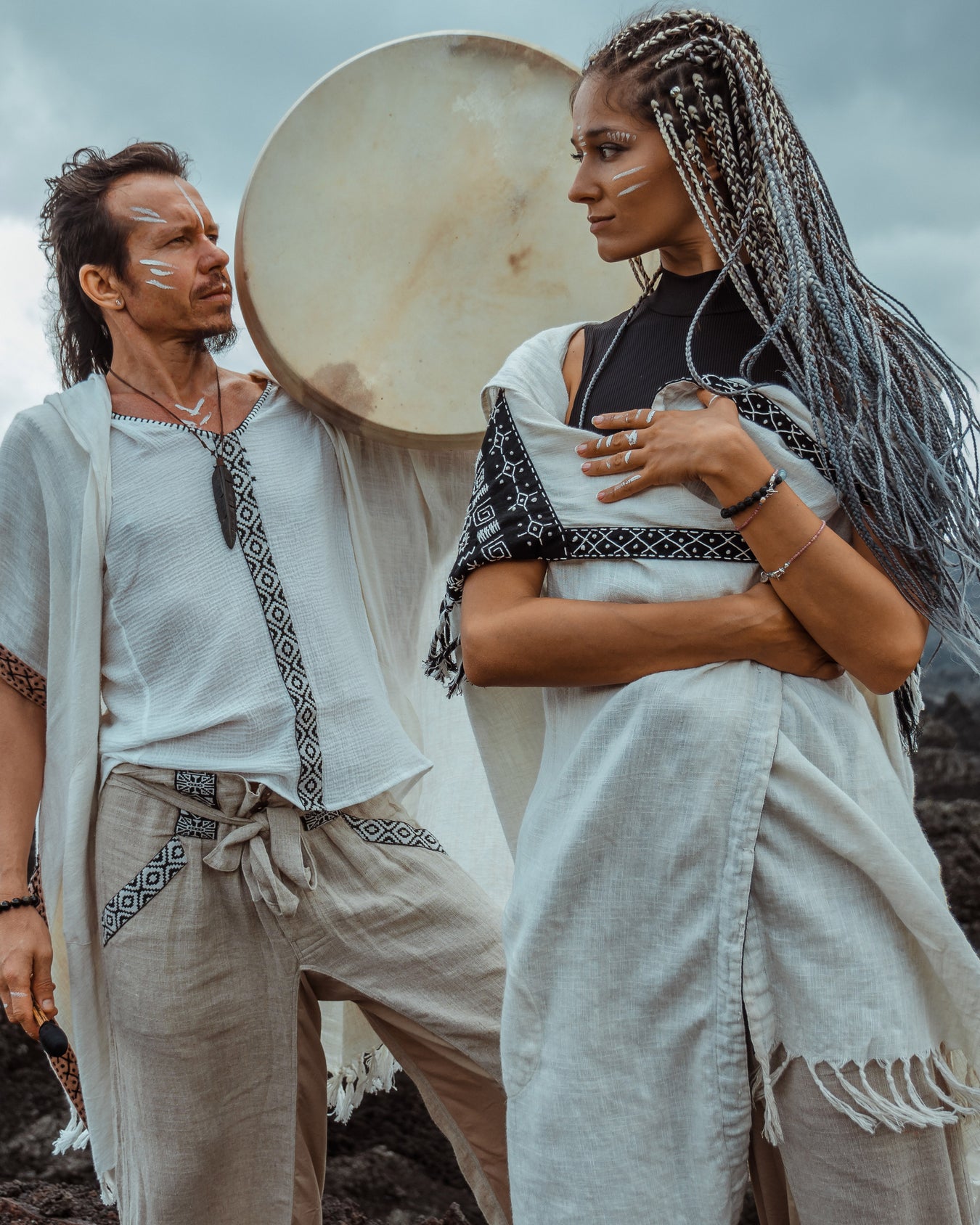 Handmade shaman drum