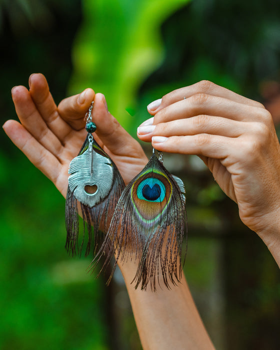 Ethnic Feather Earrings