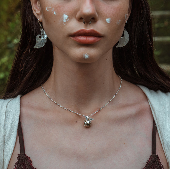 "Angel's Flight" Silver Pendant-Jingle