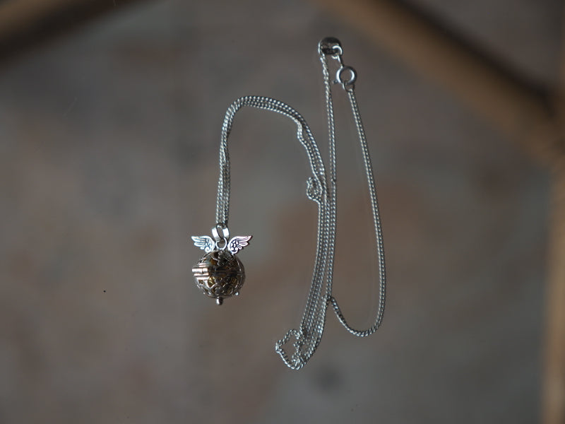 "Angel's Flight" Silver Pendant-Jingle