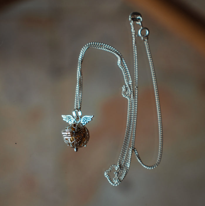 "Angel's Flight" Silver Pendant-Jingle