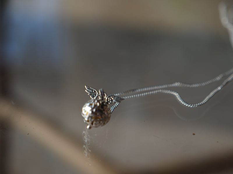 "Angel's Flight" Silver Pendant-Jingle