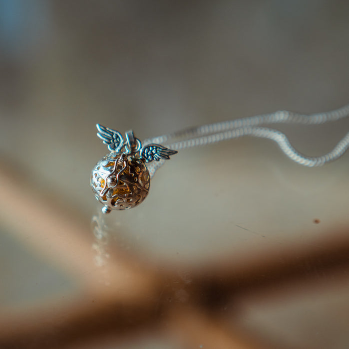 "Angel's Flight" Silver Pendant-Jingle